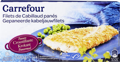 Filets panés Cabillaud