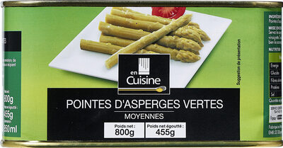 Pointes d'asperges vertes