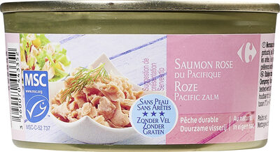 Saumon Rose du Pacifique sans Peau