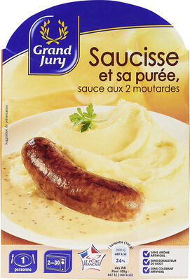 Saucisse et sa Purée, Sauce aux 2 Moutardes