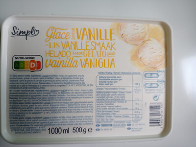 Helado de vainilla tarrina