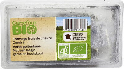 Fromage frais de chèvre cendré Bio