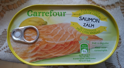 Saumon à la marinade au jus de citron Carrefour