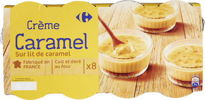 CREME Caramel Cuite et dorée au four
