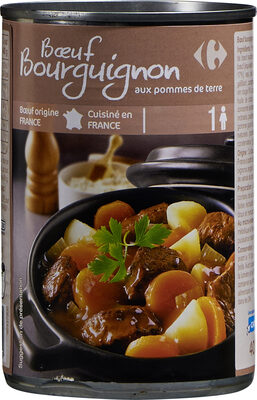Bœuf bourguignon aux pommes de terre