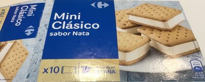 Mini clasico sabor nata Mini classic saveur crème