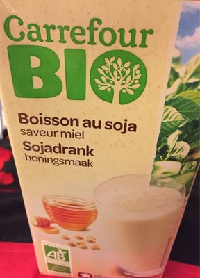 Boisson au soja saveur miel