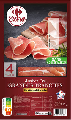 Jambon Cru GRANDES TRANCHES