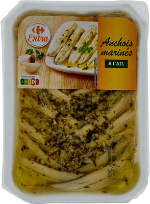 Anchois marinés A l'ail
