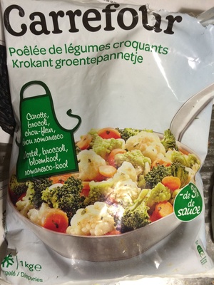 Poêlée de légumes croquants