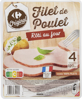 Filet de Poulet Rôti au four