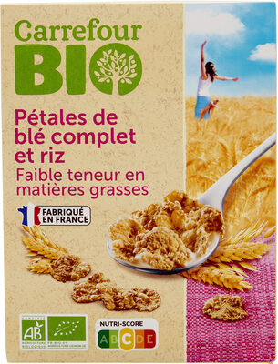 Pétales de blé complet et riz