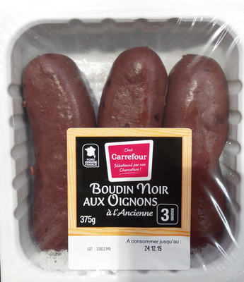 Boudin noir à l'ancienne AUX OIGNONS