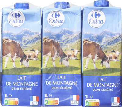 Lait demi écrémé de montagne
