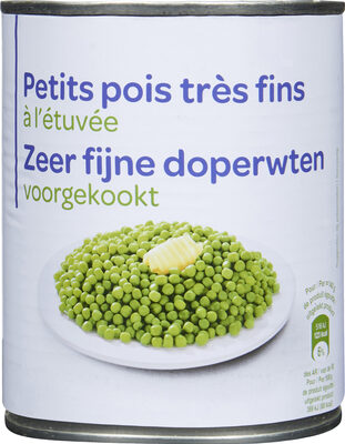 Petits pois très fins à l'étuvée