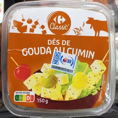 Dés de GOUDA AU CUMIN