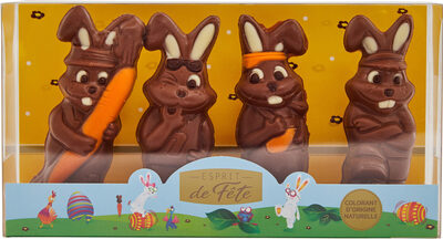 Assortiment lapins de pâque