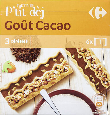 Tartines P'tit Dej Goût Cacao