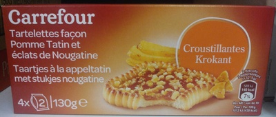 Tartelettes façon Pomme Tatin et éclats de Nougatine croustillantes