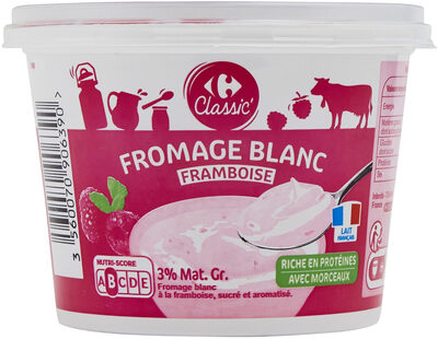 Fromage blanc framboise