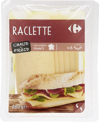 Fromage à raclette en tranches