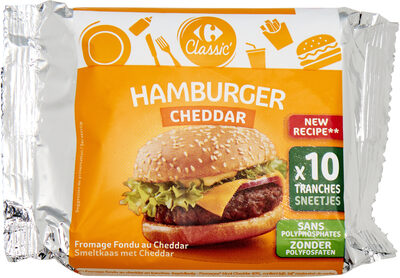 HAMBURGER CHEDDAR Fromage Fondu au Cheddar