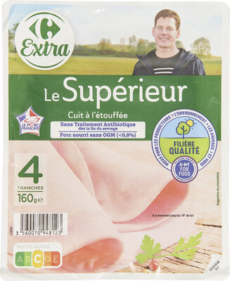 Jambon Supérieur sans Couenne sans antibiotiques