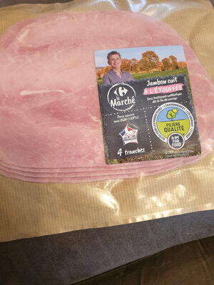 Jambon cuit A l'étouffée Sans traitement antibiotique dès la fin du sevrage