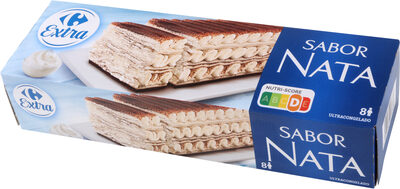 Tarta laminada nata