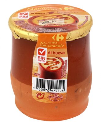 Natillas con caramelo al huevo