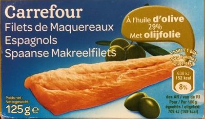 Filets de maquereaux espagnols
