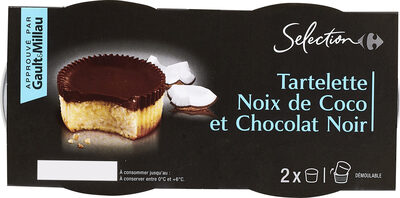 Tartelette Noix de Coco et Chocolat Noir