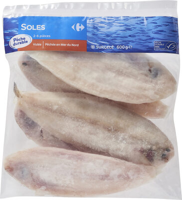 Soles Pêchées en mer du Nord