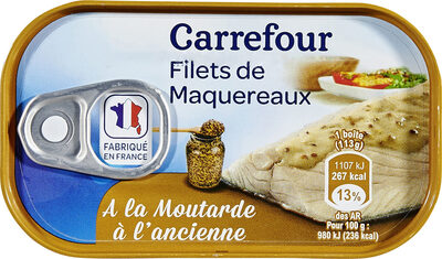 Filets de maquereaux à la moutarde à l'ancienne