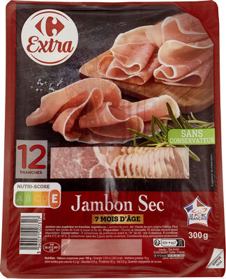 Jambon sec 7 mois d'âge