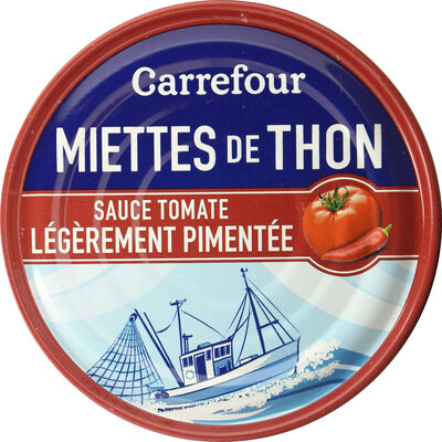 Miettes de thon sauce tomate légèrement pimentée