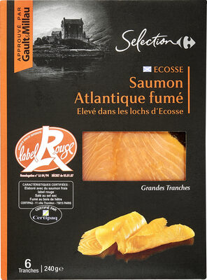 Saumon Atlantique fumé Ecosse
