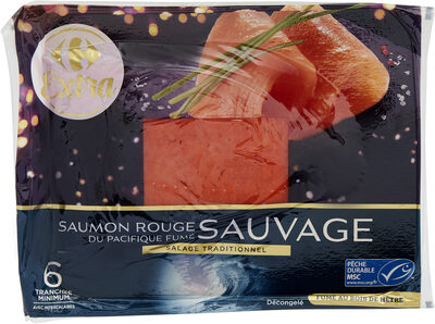 Saumon rouge du pacifique fumé sauvage*