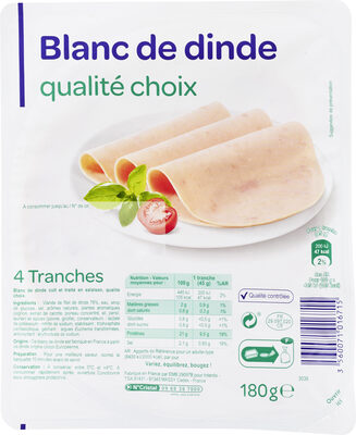 Blanc de dinde doré au four