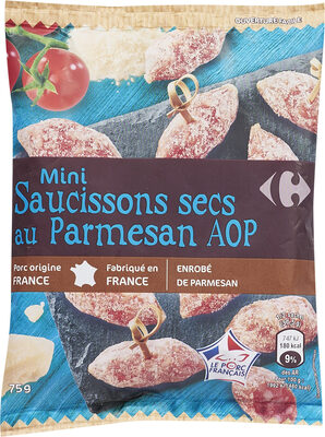 Mini saucissons secs au Parmesan AOP