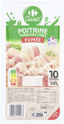 Poitrine Tranches fines Fumée