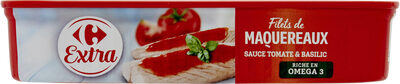 Filets de MAQUEREAUX SAUCE TOMATE & BASILIC