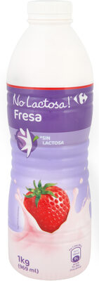 Yogur Liquido Fresa Sin Lactosa