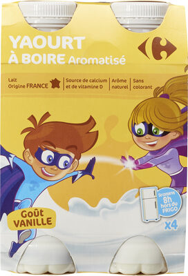 Yaourt à boire aromatisé