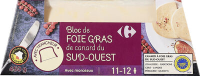 BLOC de FOIE GRAS de canard