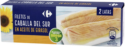 Filete Caballa Sur Aceite Girasol Alto Omega