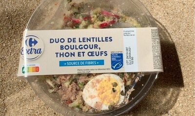 DUO DE LENTILLES THON Oeuf