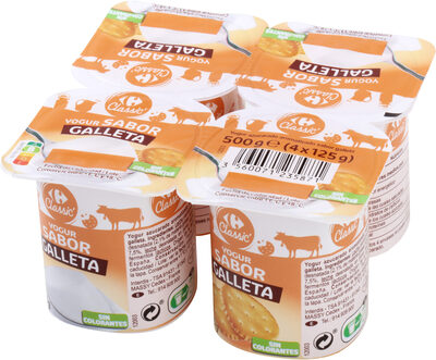 Yogur sabor galleta