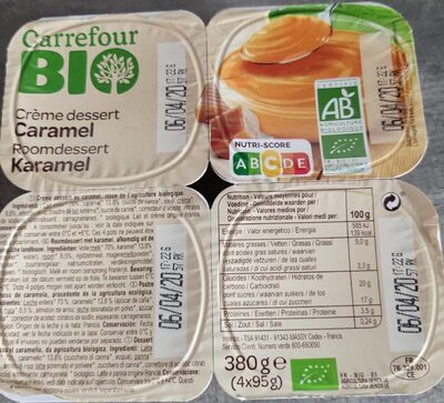 Crème dessert Caramel