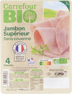 Jambon Supérieur Sans couenne